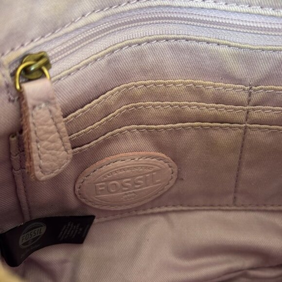 Fossil Erin Crossbody Leather Bag - Purple - Picture 9 of 10